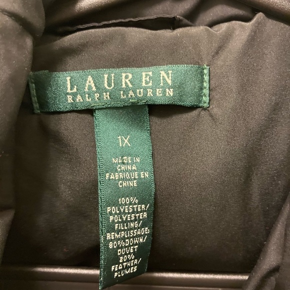 RALPH LAUREN RLR Sz 1X Down Feather Puffer Coat - Picture 4 of 10